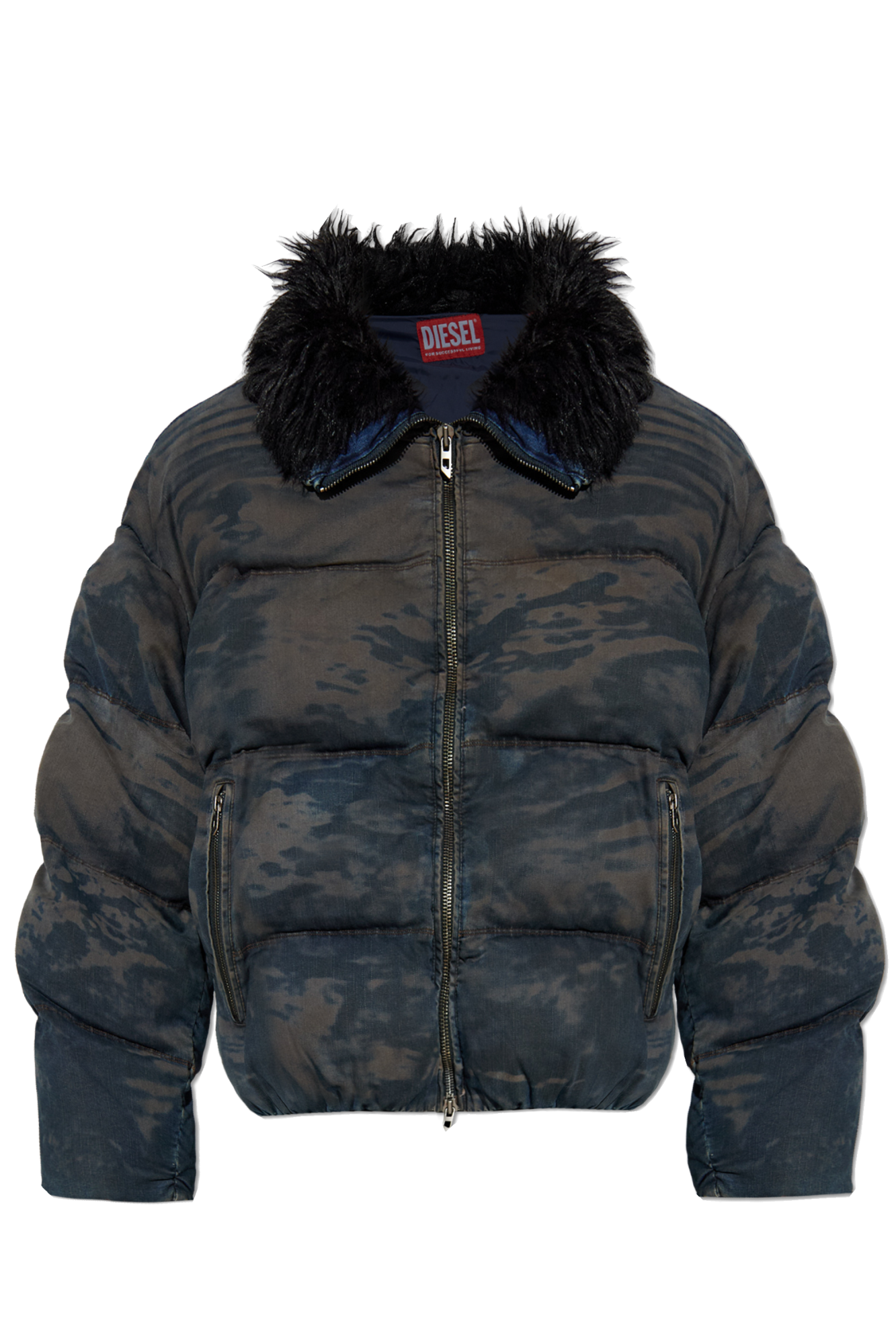 Grey Insulated jacket `W-JOHNS` Diesel - Vitkac Italy